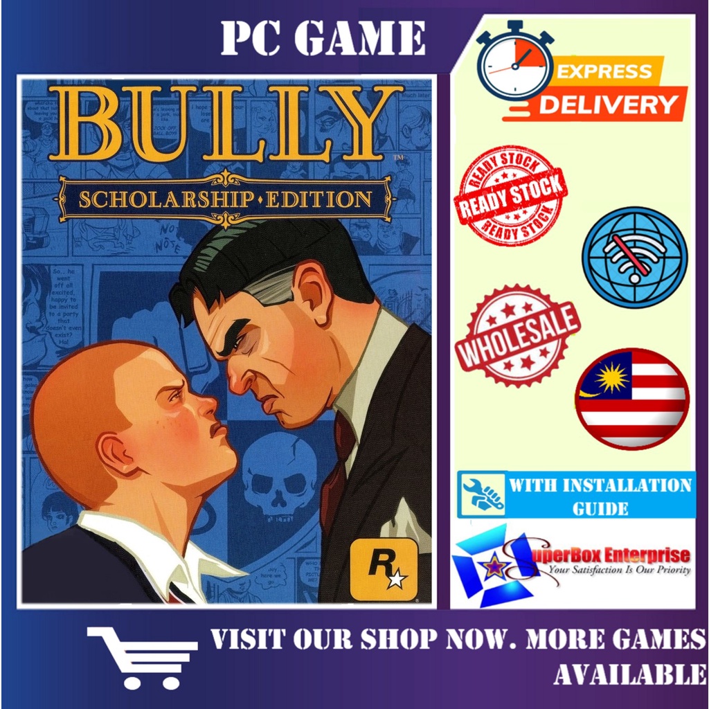 [ Digital / DVD / Pendrive ] Bully Scholarship Edition – โดย ROCKSTAR - เกมออฟไลน์ [ เกม PC / Window