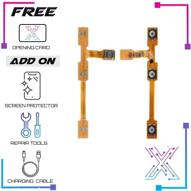 สําหรับ Samsung T535 - Tab 4 10.1 Lte เปิดปิดสวิตช์ Flex Cable Ribbon