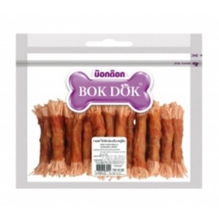 Bokdok Ck89p ไก่พันปลาเส้นรสปูอัด ขนาด 30 ชิ้น หมดอายุ 06/05/2566