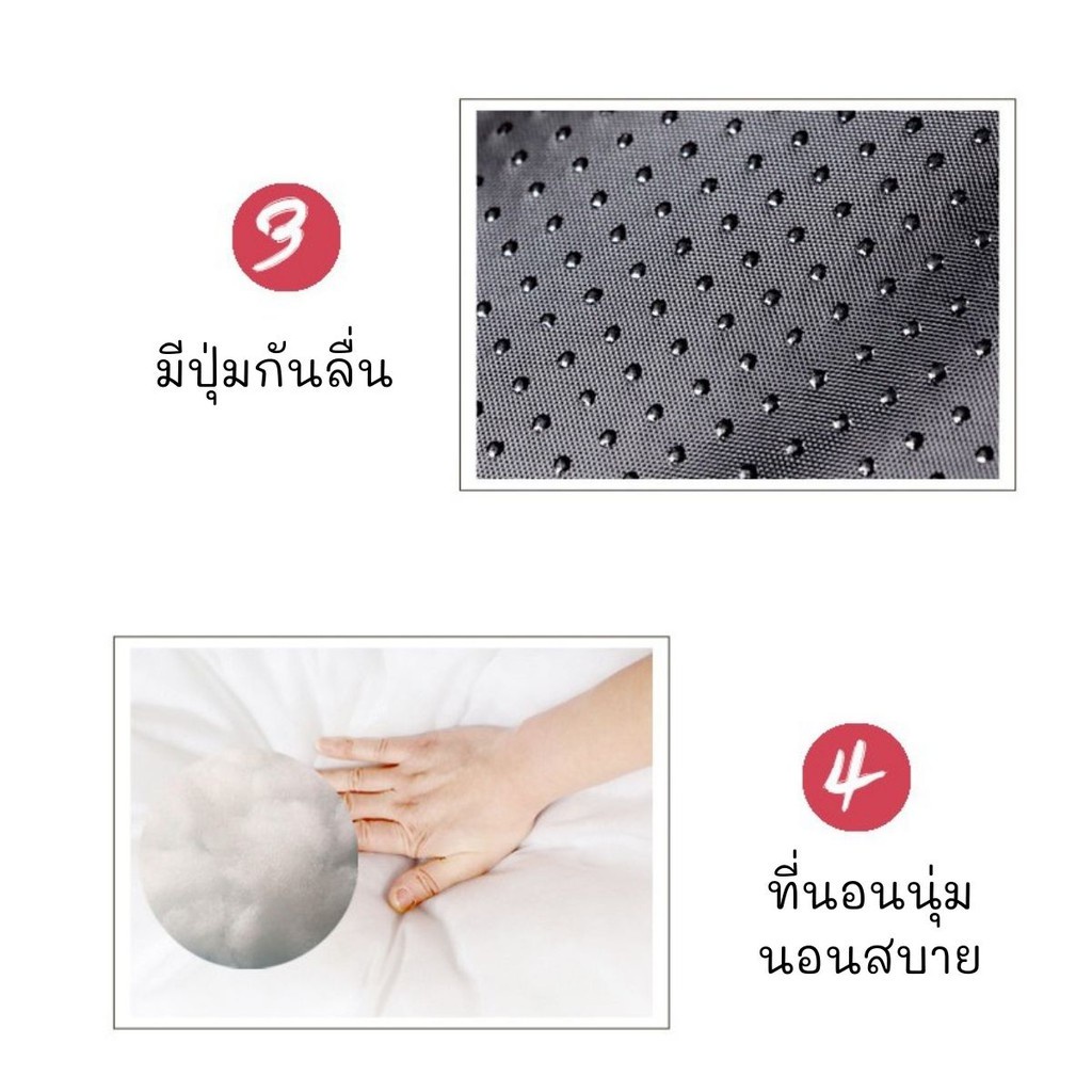 ที่นอนสัตว์เลี้ยง เบาะสัตว์เลี้ยง ที่นอนหมา ที่นอนแมว รูปที่ 5