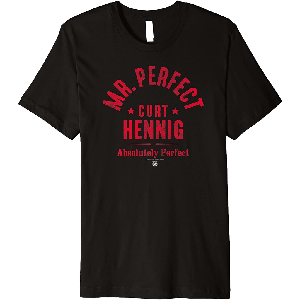 เสื้อยืด WWE Mr Perfect Curt Hennig Fight Premium Type