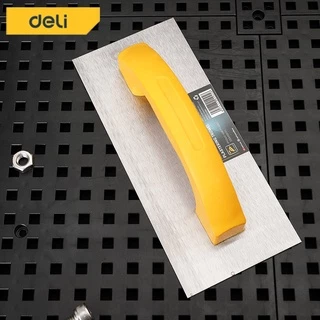 Deli เกรียง สแตนเลส เกียงขัดมัน เกรียงฉาบปูน เกรียงโป๊ว เกียงสี่เหลี่ยม230*100mm เกียงสี่เหลี่ยมขัดมัน Plastering trowel