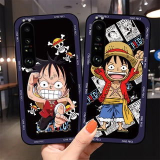 เคสโทรศัพท์มือถือ พิมพ์ลาย One Piece Luffy 3 มิติ สําหรับ Sony Xperia 10 5 1 III II 20 8 Lite Pro