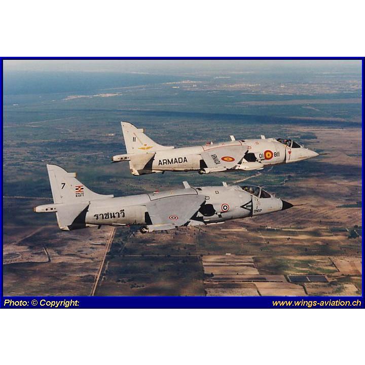 AV8A Harrier 1/72 โมเดลเครื่องบิน Italeri # 1410 - รูปที่ 5