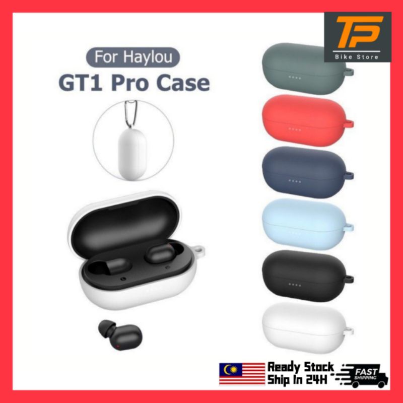Haylou GT1 PRO CaseTWS หูฟังไร้สายบลูทูธเคสซิลิโคนอ่อนนุ่มฝาครอบป้องกัน