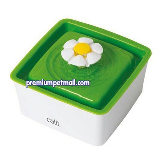 น้ำพุแมว Catit Flower จุน้ำ 1.5 ลิตร  ทรงสี่เหลี่ยม น้ำพุแคทอิทรุ่นดอกไม้