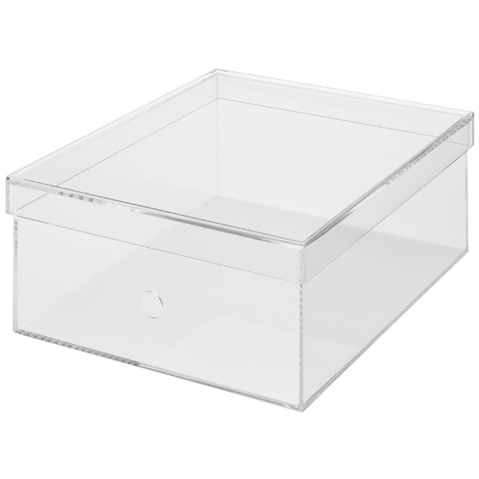MUJI กล่องเก็บของอะคริลิค มูจิ วางซ้อนได้ ขนาด 25.0 x 32.0 x 12.5 เซนติเมตร / MUJI - Acrylic Stackable Storage Box