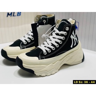 💥 พร้อมส่งจากไทย⚡️⚡️ LA Dodgers🏈 x MLB Big Ball Chunky Canvas HI  รองเท้าผ้าใบรองเท้าแฟชั่น💥 มีเก็บปลายทาง