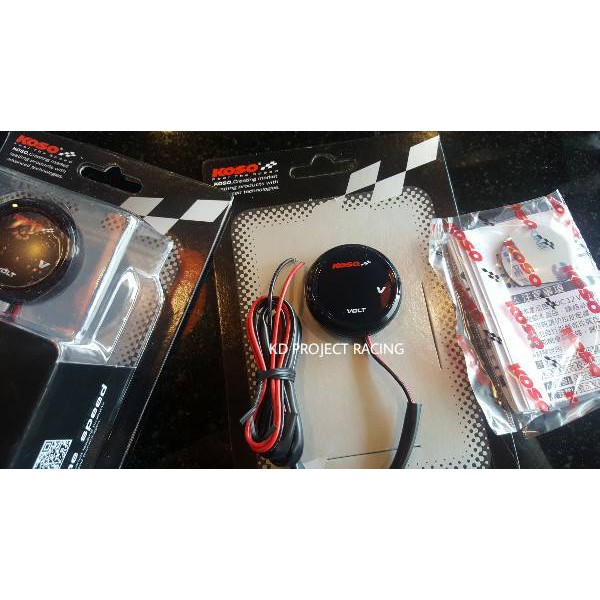 i-Gear Volt meter 12V KOSO Blue Lights - รูปที่ 2