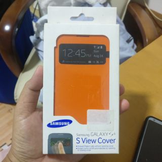 S View Cover Samsung Galaxy S4 สีส้ม 【ใหม่】