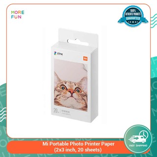 แหล่งขายและราคา[ พร้อมส่ง ] Xiaomi Mi Portable Photo Printer Paper (2x3 inch, 20 sheets) กระดาษปริ้นขนาด 2x3 นิ้ว จำนวน 20 แผ่นอาจถูกใจคุณ