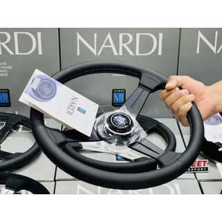 พวงมาลัย แท้ NARDI ITALY ด้ายฟ้า ลายเซนฟ้า Limited ก้านตรง 340 New Version นำเข้าจาก อิตาลี่ รุ่นพิเศษ พวงแท้ ใหม่