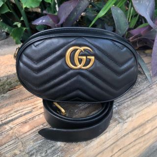 NO.003  Used Gucci mamont belt bag sz 85