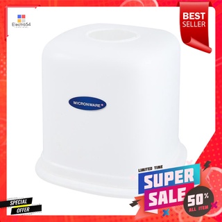 กล่องใส่ทิชชูม้วนเหลี่ยม SUPER LOCK สีขาวSQUARE TISSUE DISPENSER SUPER LOCK WHITE