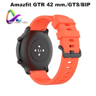 สาย Amazfit GTR 42 mm / GTS / 2 / Bip / Huawei watch GT2/GT3 42 mm. / Galaxy watch 3 41/active 2/U Pro/m9006/P8 20 มม.