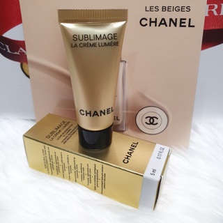 ครีมบำรุงผิวหน้า แท้💯%CHANEL sublimage la creme lumiere 5 ml. มีฉลากไทย