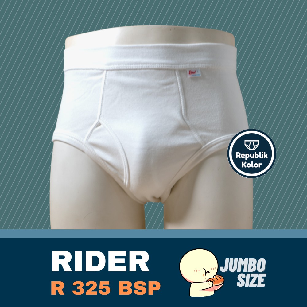 KATUN Rider กางเกงชั้นในชายต้านเชื้อแบคทีเรีย R 325 BSP | เนื้อหา 1 ชิ้น | วัสดุผ้าฝ้ายสีขาวขนาดใหญ่