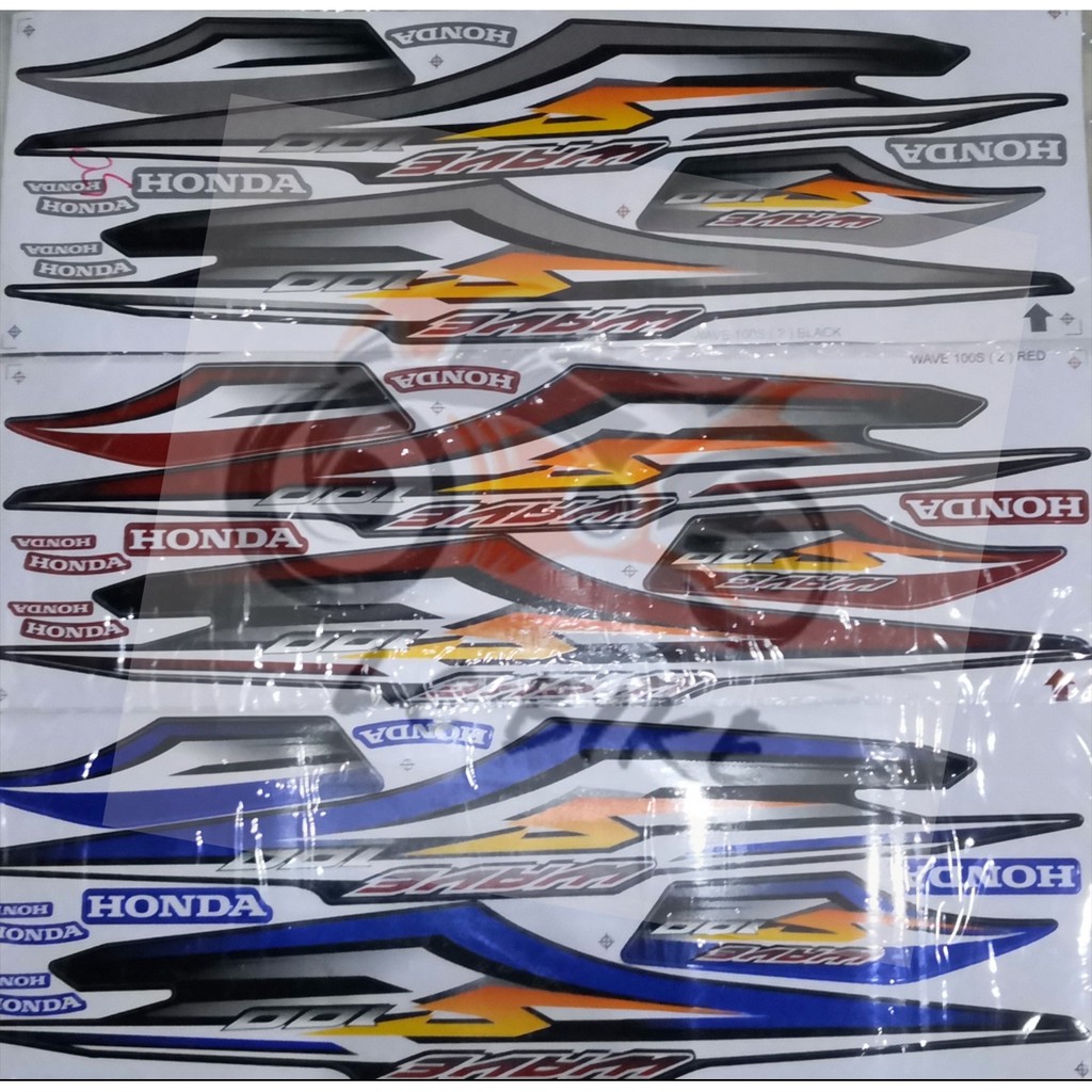 WAVE 100 WAVE100 S WAVE100S/100 R BODY STICKER
