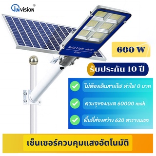 【รับประกัน10ปี】ไฟถนนโซล่าเซลล์ โคมไฟถนน 600W โคมไฟโซล่าเซล Solar Light ไฟสปอตไลท์ ไฟถนนโซล่ ไฟโซล่าเซลล์ โคมไฟโซล่าเซลล์