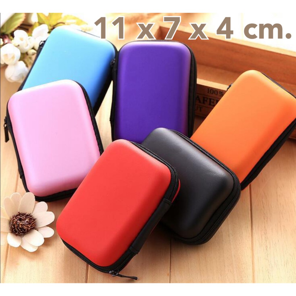 พร้อมส่ง >กล่องเก็บหูฟัง กล่องเก็บสายชาร์จ ( ราคา 17 บาท ) กล่องใส่ของ >มี 7 สีค่ะ