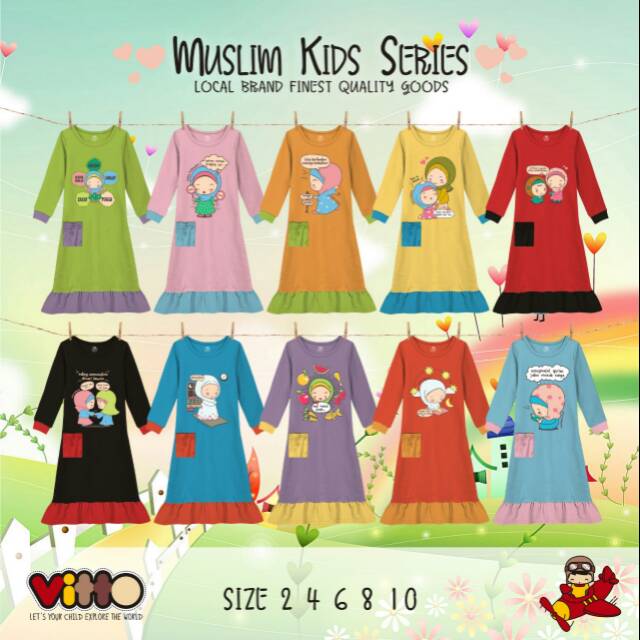 Vitto kidswear Gamis