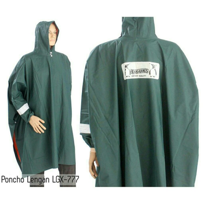 PENGUIN LGX 777 SUPER THICK PONCHO เสื้อกันฝนฝนคุณภาพสูงกันน้ําทนทานหนา S7L8 Quick Dry Anti-Seepage 