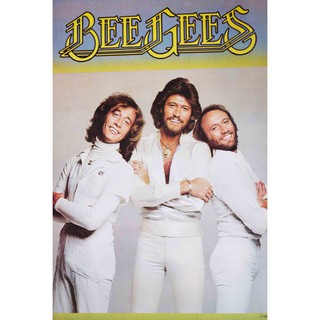 โปสเตอร์ Bee Gees บีจีส์ วง ดนตรี อังกฤษ รูป ภาพ ติดผนัง สวยๆ ภาพติดผนัง poster 34.5 x 23.5 นิ้ว (88 x 60 ซม.โดยประมาณ)