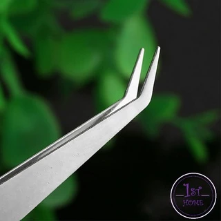 คีมหนีบอเนกประสงค์ มี 2 แบบ คีบหนีบสแตนเลส ปากคีบงอ ปากคีบแหลม Stainless steel tweezers