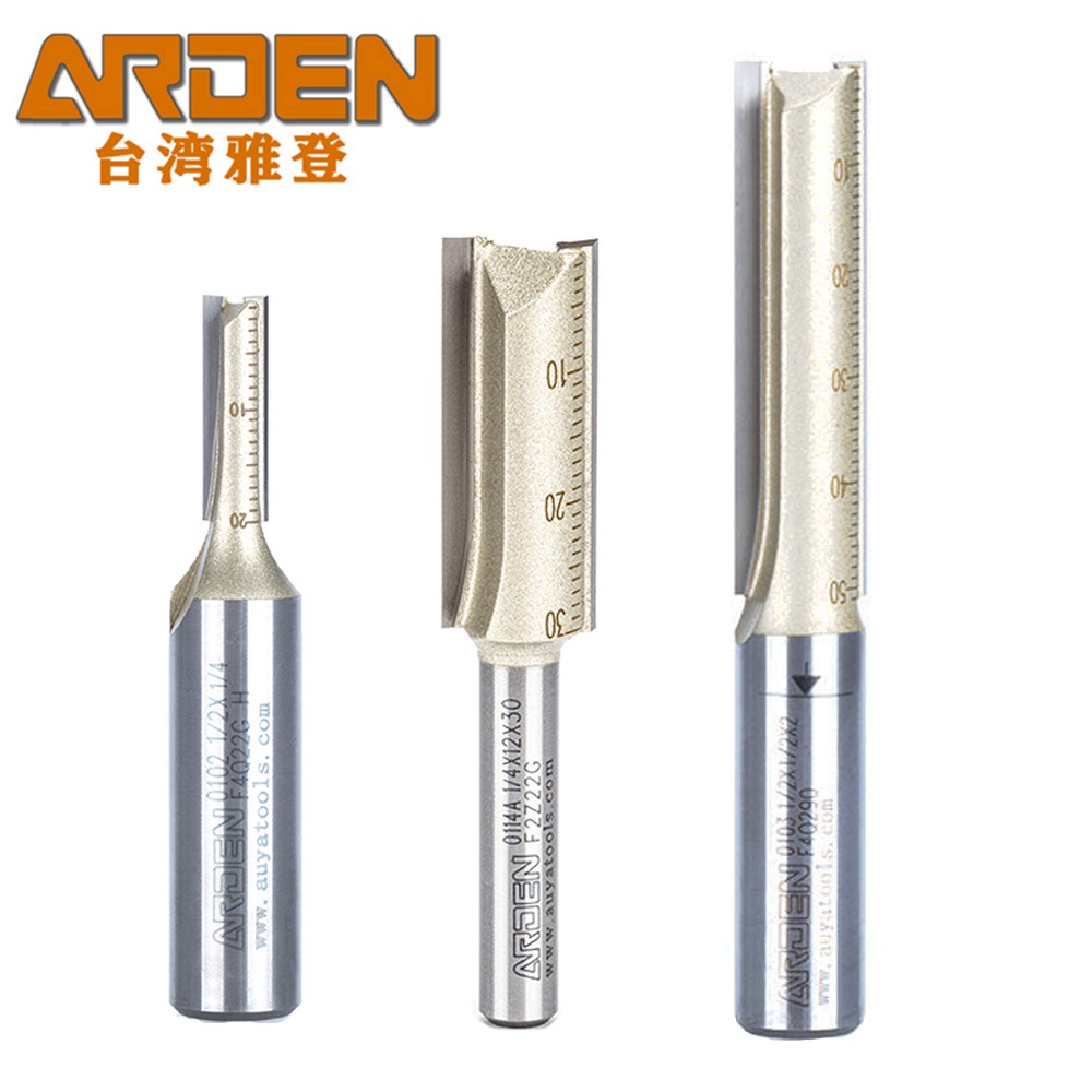 Arden ดอกสว่านเราเตอร์ คาร์ไบด์อัลลอย CNC 2 ฟลุต สําหรับงานไม้