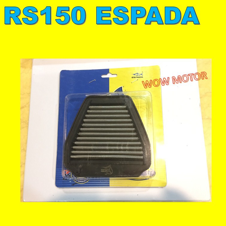 RS 150 AIR FILTER RACING ESPADA HONDA RS 150 AIR CLEANER RACING ESPADA RS150 RACING AIR FILTER ESPAD