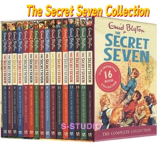 The Secret Seven 16 Books by Enid Blyton หนังสือภาษาอังกฤษ หนังสือภาษาอังกฤษ