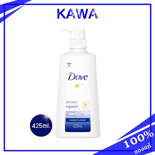 Dove Intense Repair Conditionner 425ml. ฟื้นบำรุงล้ำลึกถึงแกนผมให้แข็งแรง สวย นุ่มลื่น kawaofficialth