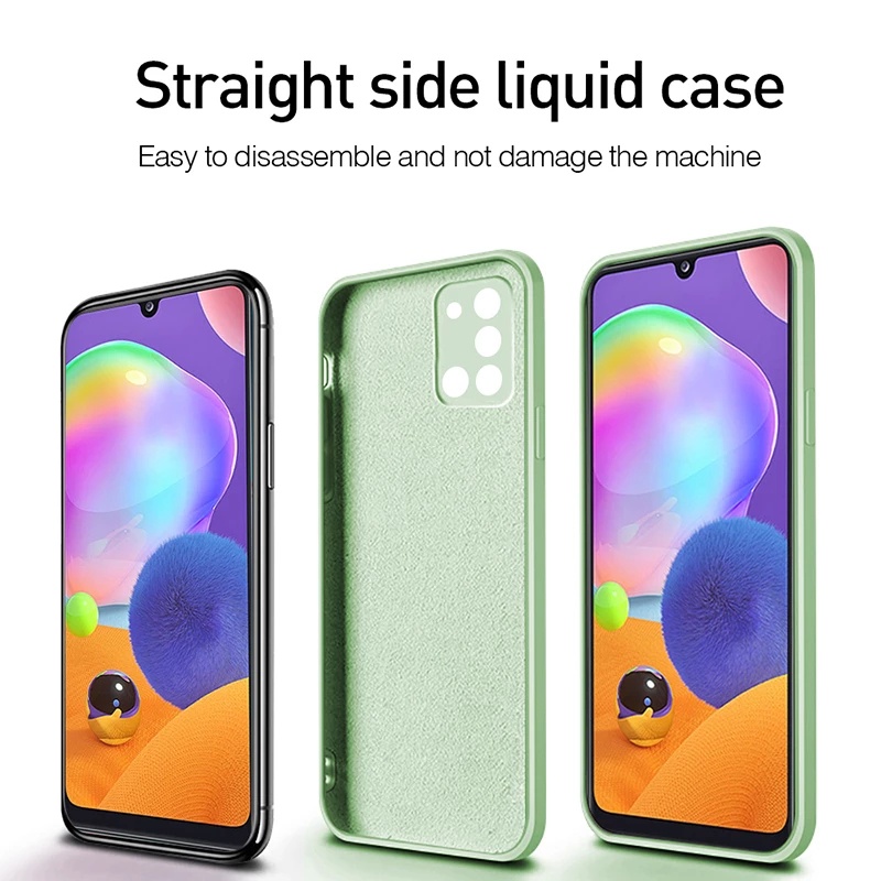 เคสโทรศัพท์ซิลิโคนแบบบางพิเศษสีหวานสําหรับ Samsung Galaxy A50 A71 A51 A30 A12 A10 A31 ราคา ถูกที่สุด ดีลบีเคเค แกลเลอรีภาพที่ 3