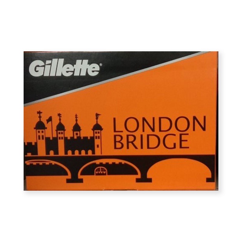 Gillette london bridge ใบมีด ยิลเลตต์ ลอนดอน บริดจ์ ใบมีดโกน 1 กล่อง 100ใบ