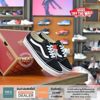 [ลิขสิทธิ์แท้] Vans Old Skool Mule - Black/True White รองเท้า แวนส์ แท้ รุ่นฮิต