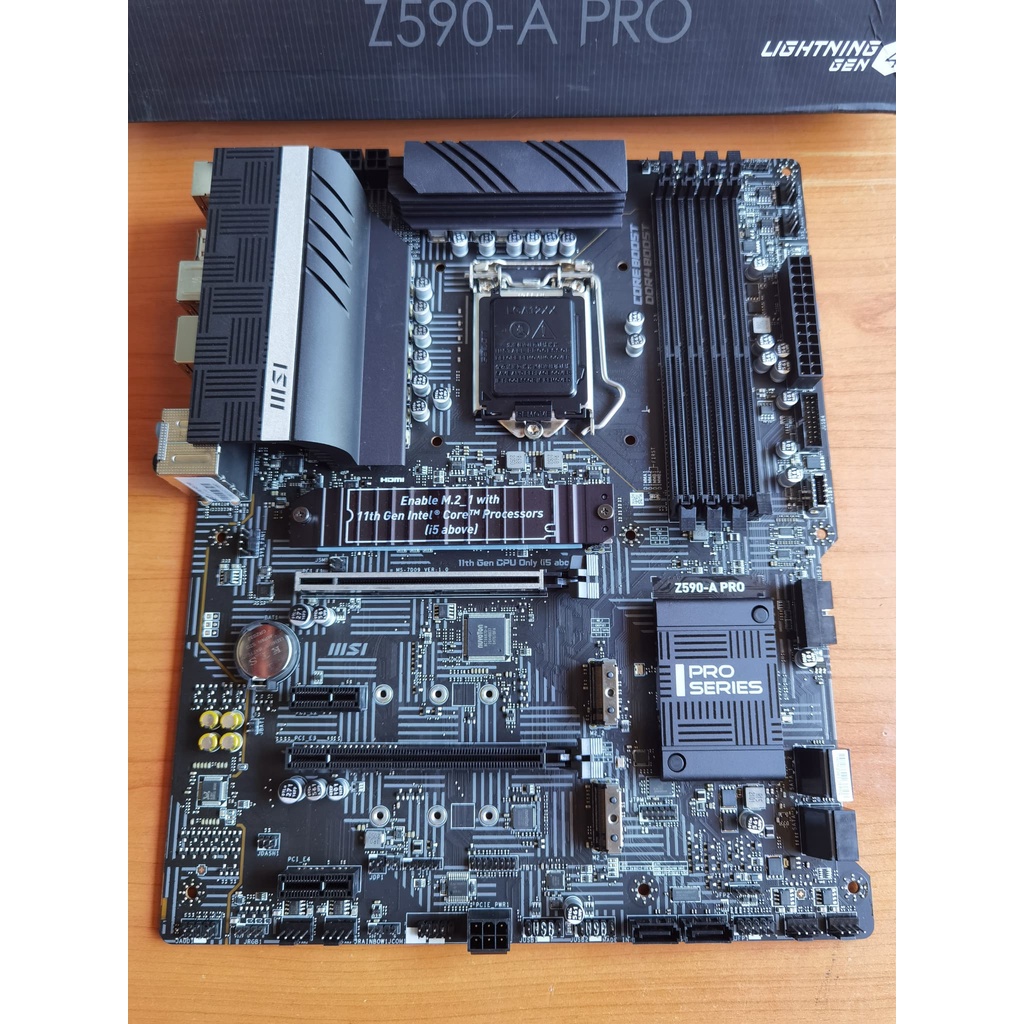 MAINBOARD (เมนบอร์ด) 1200 MSI Z590-A PROสินค้ามือ1ค้างสตอกมีประกันศูนย์ถึง2567
