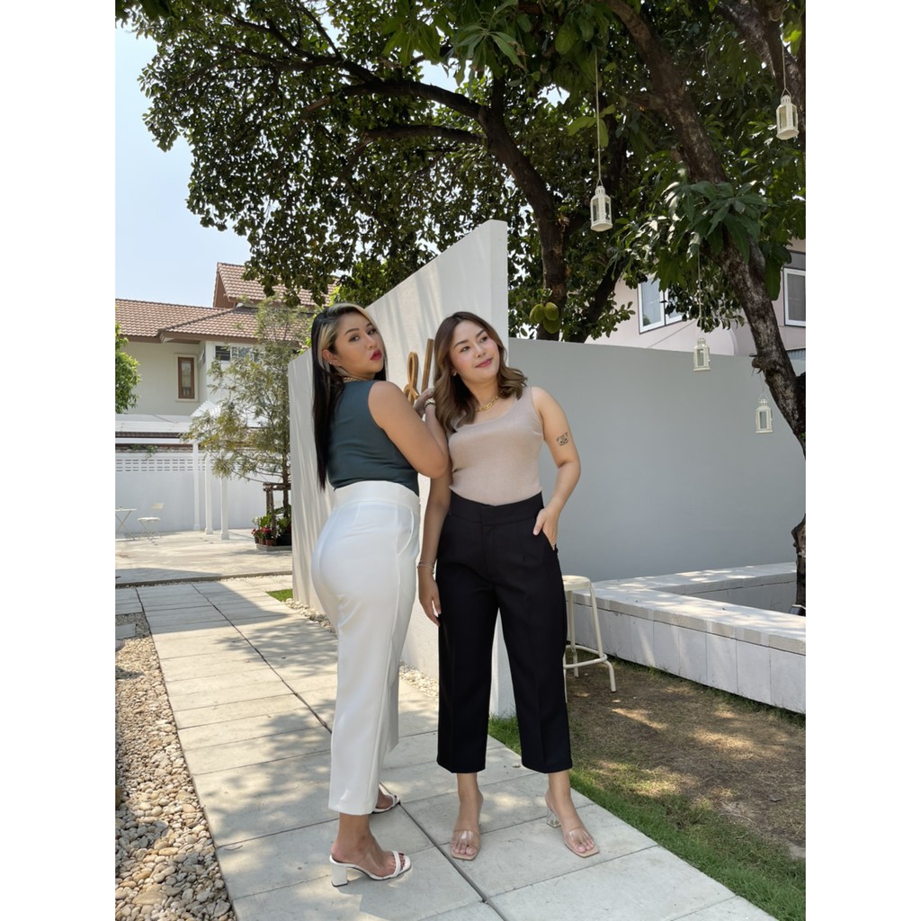 กางเกงขากระบอกเล็ก รุ่น Mollypants03 : Plussizebymolly