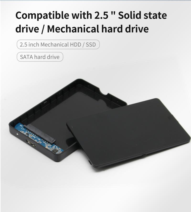 Walram HDD Case USB 3.0/2.0 สำหรับ SSD ฮาร์ดดิสก์ภายนอกไดรฟ์ กล่อง HDD/สิ่งที่ส่งมาด้วย Pocket 2.5 HD Optibay SATA To USB