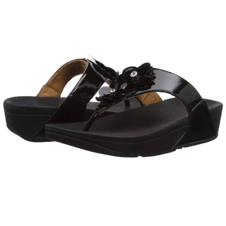 Fitflop Womens Lulu Flower, สี Black