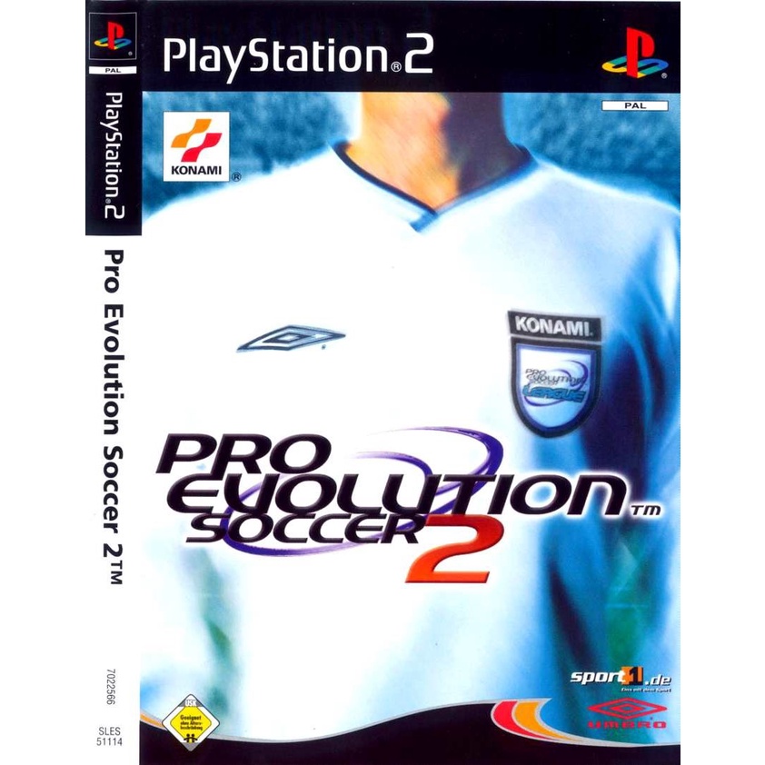 แผ่นเกมส์ PES 2 Pro Evolution Soccer 2 PS2 Playstation 2 คุณภาพสูง ราคาถูก