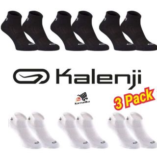 🔥ถุงเท้าแพ็ค 3คู่🔥 ถุงเท้า ถุงเท้าวิ่ง ระบายอากาศ​ดีมาก ถุงเท้าสั้น KALENJI RUNNING SOCKS ถุงเท้าใส่วิ่ง รุ่น EKIDEN