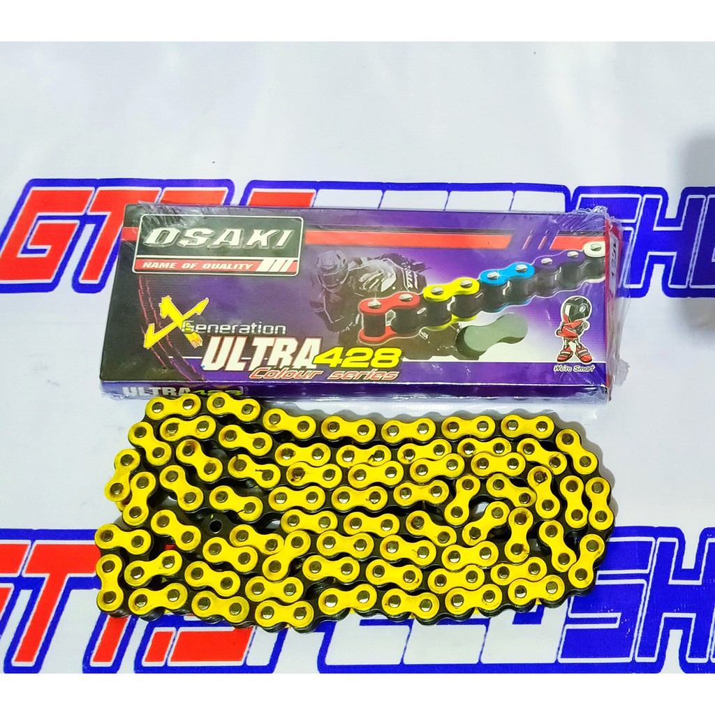 OSAKI 428-128L YELLOW CHAIN ORIGINAL THAILAND