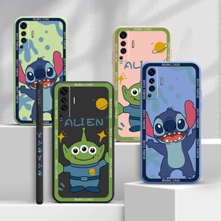 เคสโทรศัพท์ vivo V20 V20 Pro V20 SE X50 X50Pro X60 X60 Pro Phone Case cartoon cute Stitch Pixar Princess เคส Boys พิมพ์ด้านข้างสแควร์ขอบรูปแบบ Liquid ปลอกซิลิโคนคลุมทั้งหมดกล้องป้องกันการกระแทก