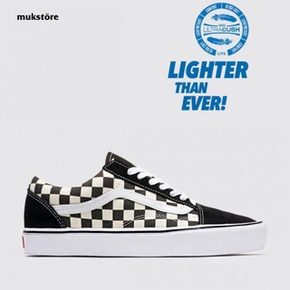 ของแท้ รองเท้าส้นเตารีด OLD SKOOL LITE CHECKERBOARD VANS