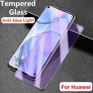 กระจกนิรภัย ป้องกันแสงสีฟ้า สําหรับ Huawei Nova Y61 Y90 Y70 Plus 11 11i 10 9 Se 8i 7i 7 Se 5T 5 Pro 4E 4 3E 3i 3 2i 2 2E P40 P30 P20 Mate 30 20 Lite