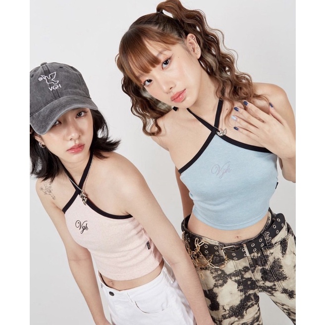 เสื้อผูกคอ vgh halter neck top (new in pack)