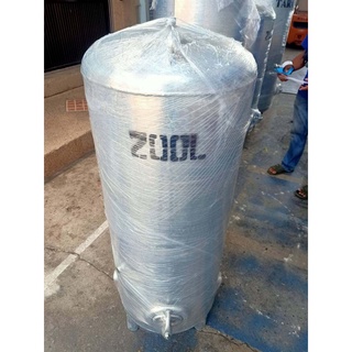 ถังแรงดัน เหล็กกาวาไนซ์ Pressure Tank Galvanize ขนาด 200 ลิตร ท่อน้ำทิ้ง 1 นิ้ว