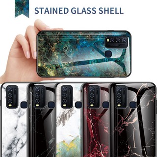 เคสโทรศัพท์มือถือลายหินอ่อนสําหรับ Vivo Y 11 ( 2019 ) / Vivo Y 50ปลอก