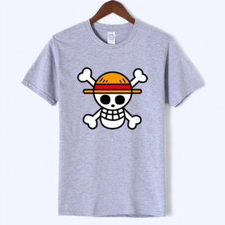 เสื้อยืดพิมพ์ลายแฟชั่น ใหม่ เสื้อยืด ผ้าฝ้าย พิมพ์ลายการ์ตูน One piece Luffy สีขาว เข้ากับทุกการแต่งกาย แฟชั่นสําหรับผู้