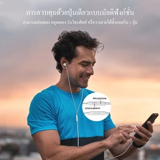 ACOME หูฟังมีสาย ยี่ห้อ Robot รุ่น RE20 / RE10 รูเสียบ 3.5mm Wired headset เสียงดี แบบอินเอียร์ บัฟเฟอร์ 2 ชั้น